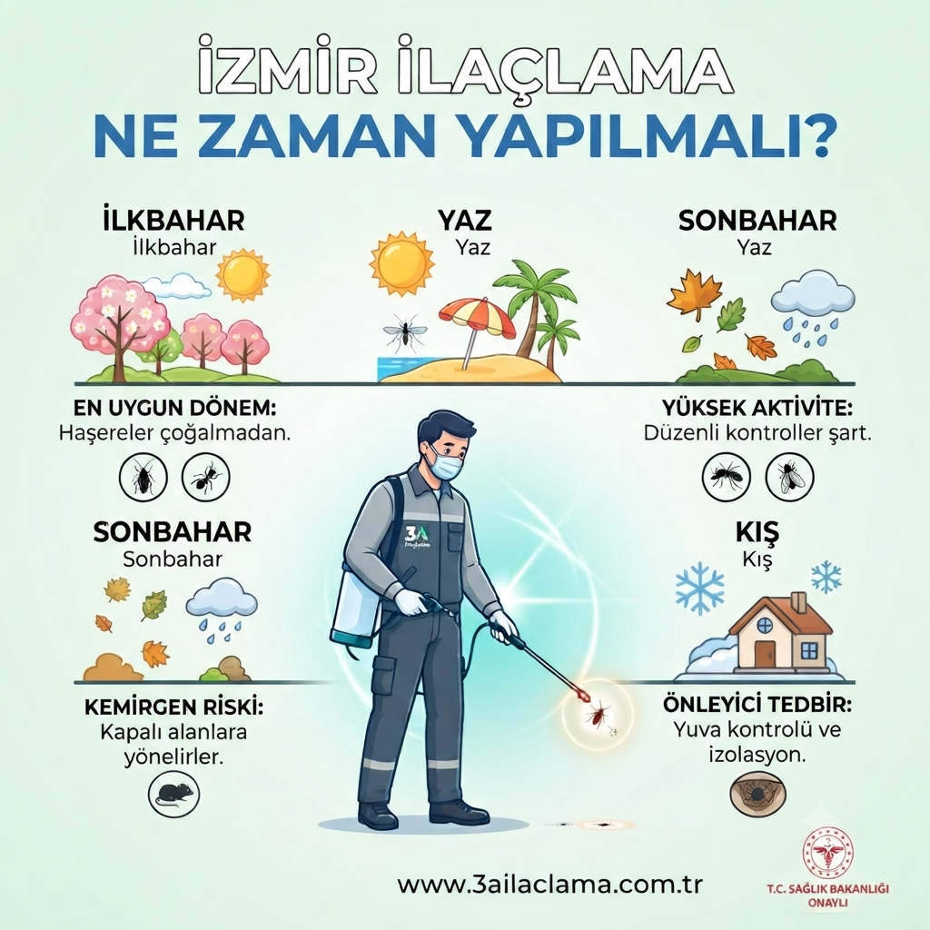 İzmir İlaçlama Ne Zaman Yapılmalı?